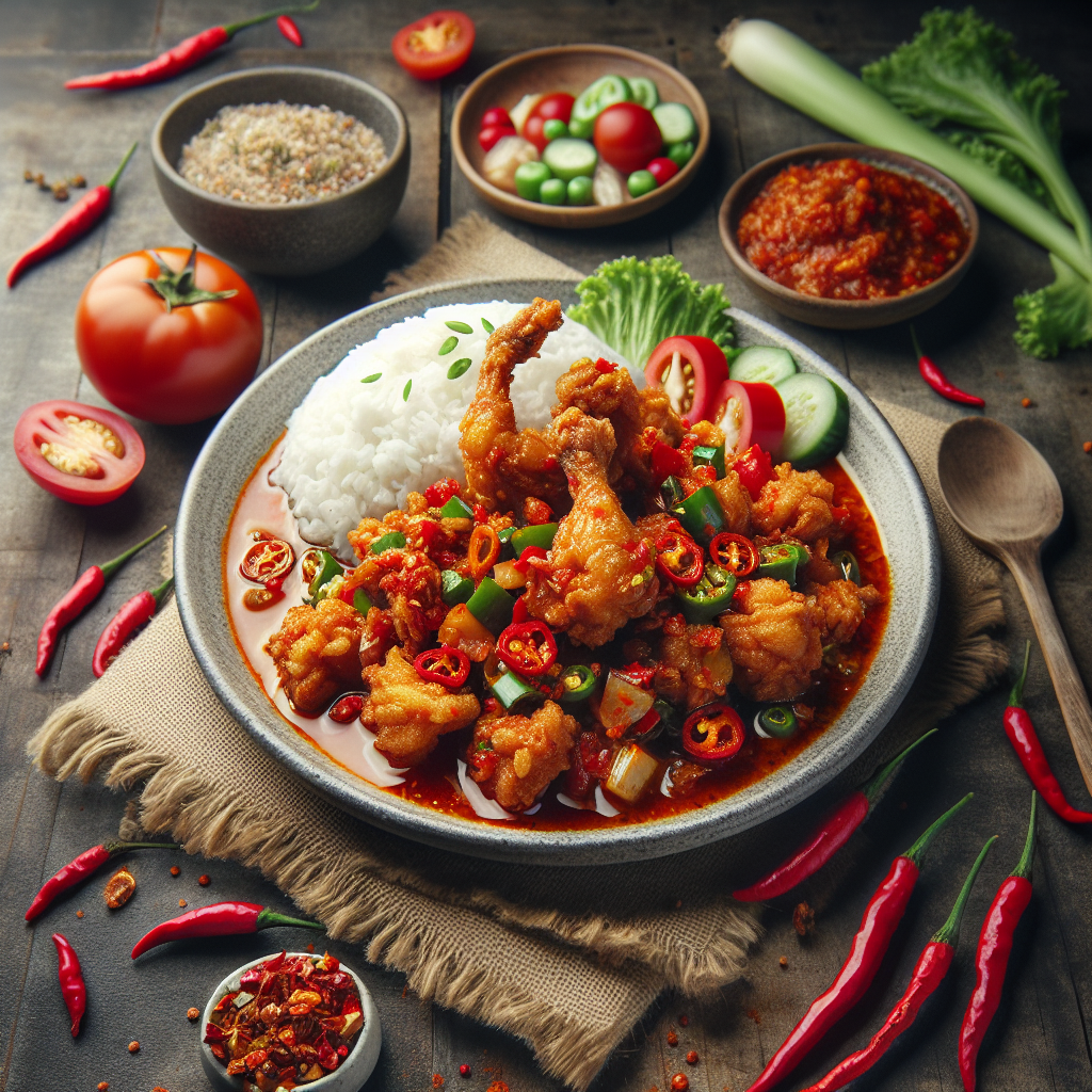Authentic Sambal Ayam Geprek Recipe: Spicy Delight from Indonesia